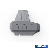 Rival Unterfahrschutz Alu 6mm für Jeep Wrangler, 2007-2018, 2-Doors/4-Doors 2,8D , Motor + Getriebe, Silver, Aluminum