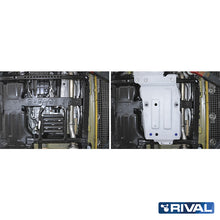 Rival Unterfahrschutz Alu 6mm für Jeep Wrangler, 2018-2021, 2-Doors/4-Doors 2.0T; 3.6; 2.2TD, Getriebe + Verteilergetriebe, Silver, Aluminum