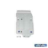 Rival Unterfahrschutz Alu 6mm für Jeep Gladiator , 2018-heute, 4-Doors 3,6, Getriebe + Verteilergetriebe, Silver, Aluminum