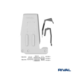 Rival Unterfahrschutz Alu 6mm für Jeep Wrangler, 2021-heute, 2-Doors/4-Doors 3.6, Motor, Silver, Aluminum