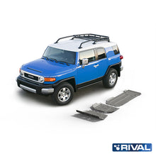 Rival Unterfahrschutz Alu 4mm für Toyota Land Cruiser Prado 120, 2007-2009, all Diesel & Petrol, 3doors & 5doors, full kit (3 pcs)