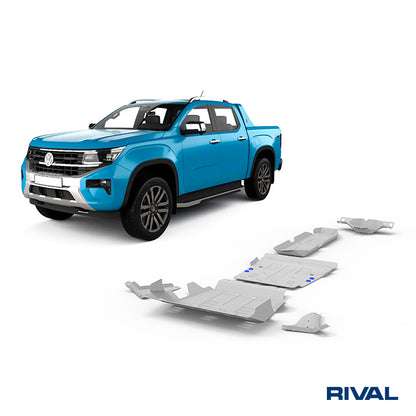 RIVAL Unterfahrschutz-Set für Volkswagen Amarok 2016-2021 – Aluminium 4/6 mm