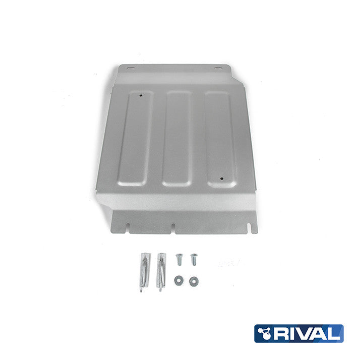 Rival Unterfahrschutz Alu 6mm für Mercedes Benz X-Class, 2018-heute, 2,3TD (incl. EURO6), Verteilergetriebe, Silver, Aluminum