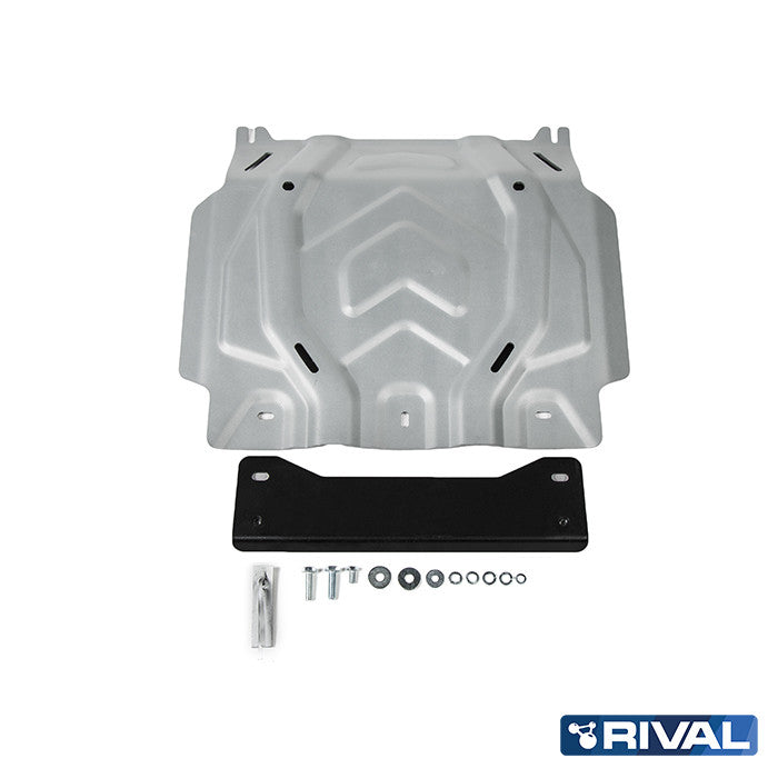 Rival Unterfahrschutz Alu 4mm für Mitsubishi L200 / Triton, 2015-2023, 2,4D; 2,2D, Motor