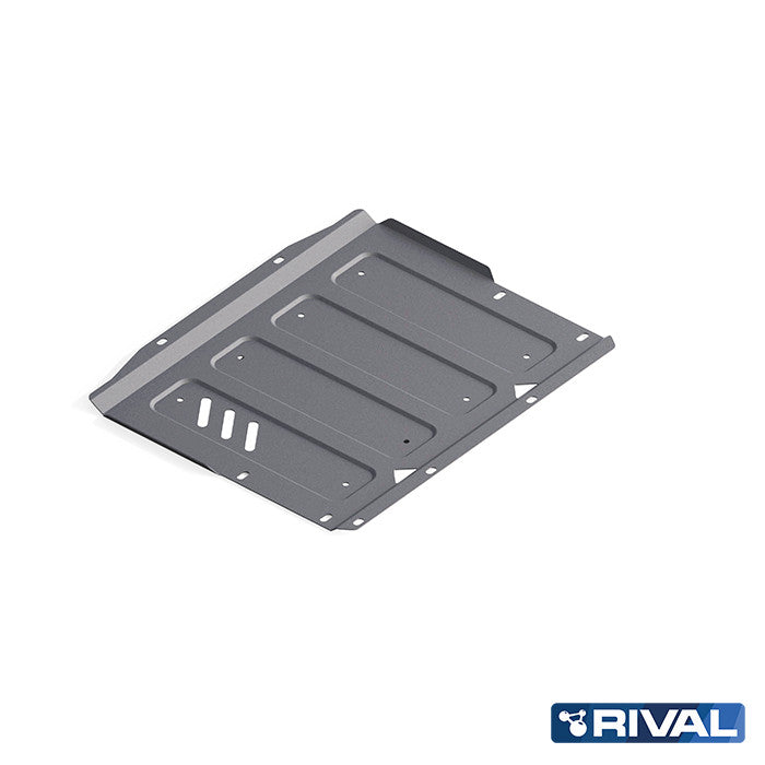 Rival Unterfahrschutz Alu 4mm für Mitsubishi Pajero IV / Montero IV / Shogun IV, 2007-heute, 3,0; 3,2; 3,8; (3 + 5 doors), Getriebe