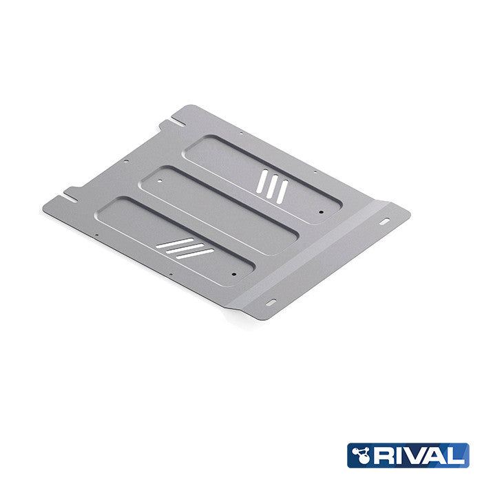 Rival Unterfahrschutz Alu 6mm für Mitsubishi L200 / Triton, 2015-2023, 2,4D; 2,2D, Getriebe, Silver, Aluminum
