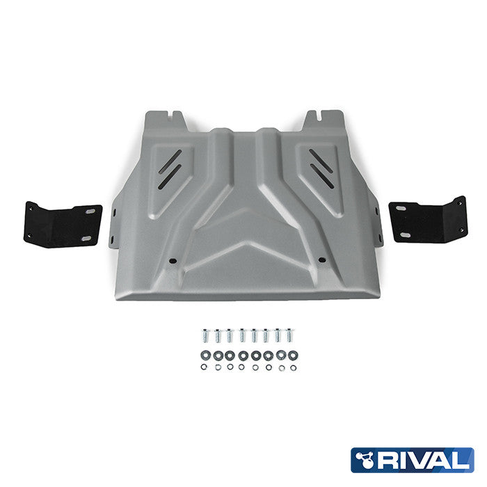 Rival Unterfahrschutz Alu 4mm für Mitsubishi L200 / Triton, 2015-2023, 2,4D; 2,2D, Verteilergetriebe
