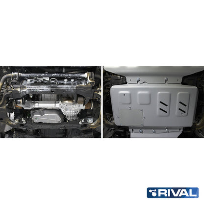 RIVAL 6 mm Aluminium Motorschutz für Nissan Pathfinder R51 2005-2014