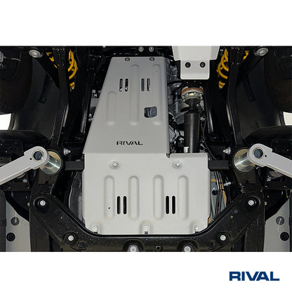 Rival Unterfahrschutz Alu 6mm für Ineos Grenadier, 2023-heute, 3,0/3,0D; AT; 4WD, Motor, Silver, Aluminum