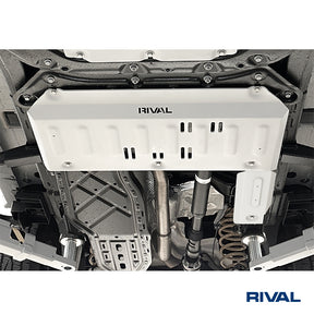 Rival Unterfahrschutz Alu 6mm für Ineos Grenadier, 2023-heute, 3,0/3,0D; AT; 4WD, Verteilergetriebe, Silver, Aluminum