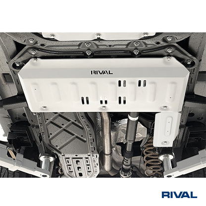 Rival Unterfahrschutz Alu 6mm für Ineos Grenadier, 2023-heute, 3,0/3,0D; AT; 4WD, Verteilergetriebe, Silver, Aluminum