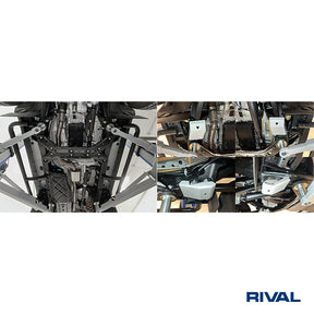 Rival Unterfahrschutz Alu 6mm für Ineos Grenadier, 2023-heute, 3,0/3,0D; AT; 4WD, Radius arms, Silver, Aluminum