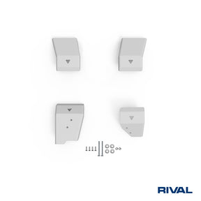Rival Unterfahrschutz Alu 6mm für Ineos Grenadier, 2023-heute, 3,0/3,0D; AT; 4WD, Radius arms, Silver, Aluminum