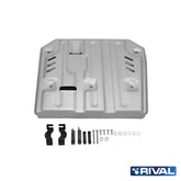 Rival Unterfahrschutz Alu 4mm für VW Touareg, 2010-2018, V 3,0; TDI; 3,6; FSI, Getriebe & Verteilergetriebe -  Needs to be installed with 2333.5824.1 only!