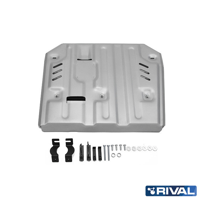 Rival Unterfahrschutz Alu 4mm für VW Touareg, 2010-2018, V 3,0; TDI; 3,6; FSI, Getriebe & Verteilergetriebe -  Needs to be installed with 2333.5824.1 only!