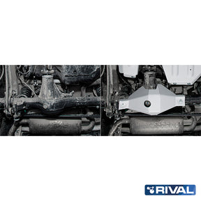 Rival Unterfahrschutz Alu 6mm für Suzuki Jimny, 2018-heute, 1,5, Rear differential, Silver, Aluminum