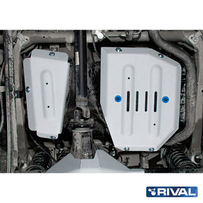 Rival Unterfahrschutz Alu 6mm für Suzuki Jimny, 2018-heute, 1,5, Kraftstofftankschutz, Silver, Aluminum