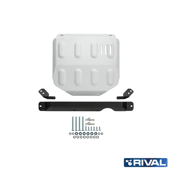 Rival Unterfahrschutz Alu 6mm für Suzuki Jimny, 2018-heute, 1,5, Getriebe, Silver, Aluminum