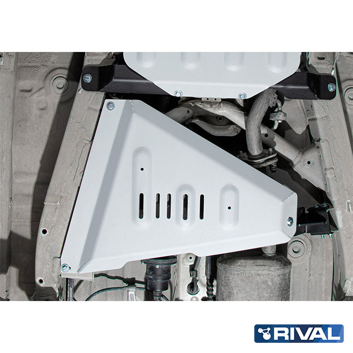 Rival Unterfahrschutz Alu 6mm für Suzuki Jimny, 2018-heute, 1,5 only with 2333.5525.2.6, Verteilergetriebe, Silver, Aluminum