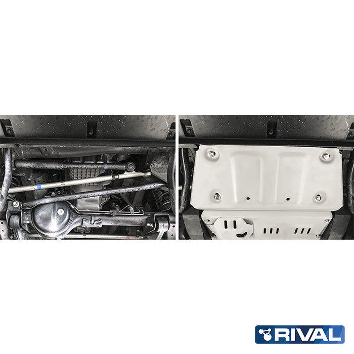 Rival Unterfahrschutz Alu 4mm für Suzuki Jimny, 2018-heute, 1,5, Steering rods