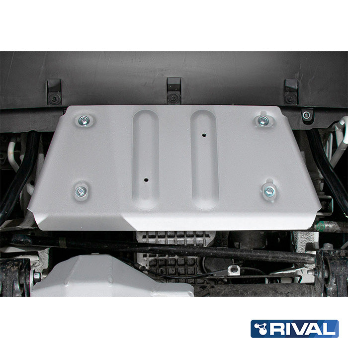 Rival Unterfahrschutz Alu 6mm für Suzuki Jimny, 2018-heute, 1,5, Steering rods, Silver, Aluminum