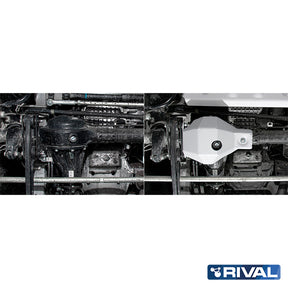 Rival Unterfahrschutz Alu 6mm für Suzuki Jimny, 2018-heute, 1,5, Front differential, Silver, Aluminum