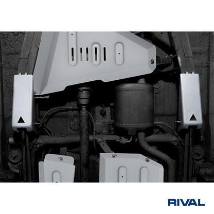 Rival Unterfahrschutz Alu 6mm für Suzuki Jimny, 2018-heute, 1,5, Radius arms, Silver, Aluminum