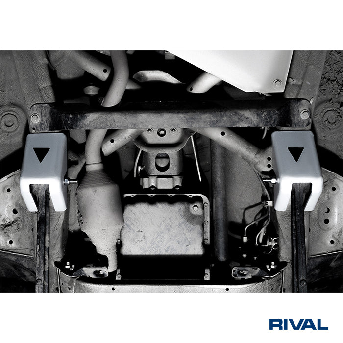 Rival Unterfahrschutz Alu 6mm für Suzuki Jimny, 2018-heute, 1,5, Radius arms, Silver, Aluminum