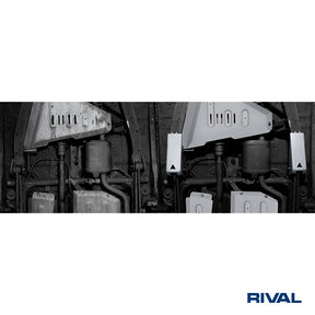 Rival Unterfahrschutz Alu 6mm für Suzuki Jimny, 2018-heute, 1,5, Radius arms, Silver, Aluminum