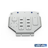 Rival Unterfahrschutz Alu 6mm für Toyota Land Cruiser 200, 2007-heute, 4,5D; 4,6; 4,7 Petrol, Motor (plate 2), Silver, Aluminum