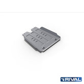 Rival Unterfahrschutz Alu 4mm für Toyota Hilux, 2005-2015, 2,5TD; 3,0TD; 2,7, Getriebe