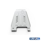 Rival Unterfahrschutz Alu 6mm für Toyota Land Cruiser 100, 2002-2007, 4.2 АТ only, Getriebe, Silver, Aluminum