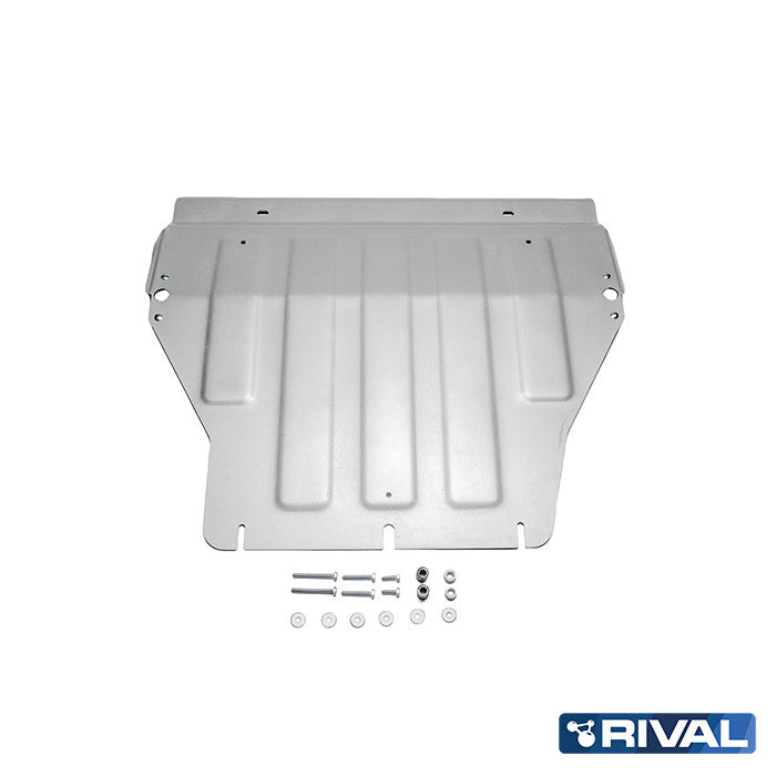 Rival Unterfahrschutz Alu 6mm für VW T6, 2015-2020, all, Motor + Getriebe, Silver, Aluminum