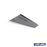 Rival Unterfahrschutz Alu 6mm für VW T5, 2010-2015, 2.0 TDI MT, Exhaust pipe, Silver, Aluminum