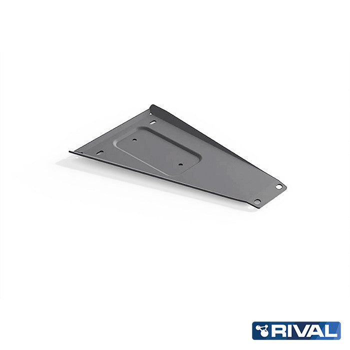 Rival Unterfahrschutz Alu 6mm für VW T5, 2010-2015, 2.0 TDI MT, Exhaust pipe, Silver, Aluminum