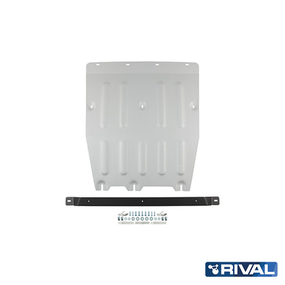 Rival Unterfahrschutz Alu 6mm für VW Crafter, 2018-heute, 2.0D, Motor + Getriebe, Silver, Aluminum