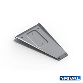 Rival Unterfahrschutz Alu 6mm für VW T6, 2015-2020, all, Exhaust pipe, Silver, Aluminum