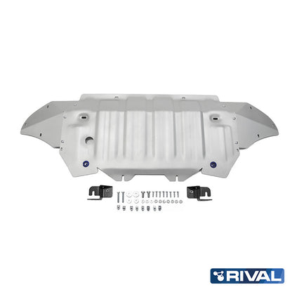 Rival Unterfahrschutz Alu 4mm für VW Touareg, 2018-2022, 3,0TDI; 3,0, Motor