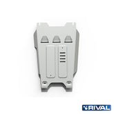 Rival Unterfahrschutz Alu 6mm für Isuzu D-Max, 2012-2020, 1,9; 2,5TD (incl. Euro6), Getriebe, Silver, Aluminum