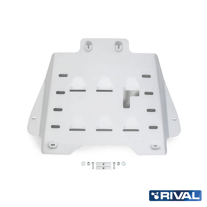 Rival Unterfahrschutz Alu 6mm für Isuzu D-Max, 2021-heute, 1,9D, 3.0D (incl Euro6), Getriebe, Silver, Aluminum