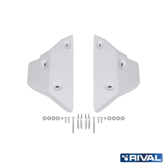 Rival Unterfahrschutz Alu 6mm für Isuzu D-Max, 2021-heute, 1,9D, 3.0D (incl Euro6), Querlenker Unterfahrschutz, Silver, Aluminum