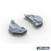 Rival Unterfahrschutz Alu 6mm für Toyota Hilux, 2015-heute, 4WD 2,8D; 2,4D (EURO6 approved), Querlenker Unterfahrschutz, Silver, Aluminum