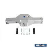 Rival Unterfahrschutz Alu 6mm für Toyota Hilux, 2015-heute, 4WD 2,8D; 2,4D (EURO6 approved), Differential, Silver, Aluminum