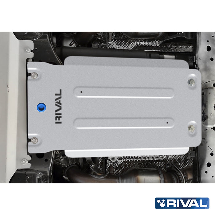 Rival Unterfahrschutz Alu 6mm für Toyota Land Cruiser 300, 2021-heute, 3.5; 4.0; 3.3TD, Getriebe, Silver, Aluminum