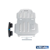 Rival Unterfahrschutz Alu 6mm für Toyota Land Cruiser 300, 2021-heute, 3.5; 4.0; 3.3TD, Kühler + Motor, Silver, Aluminum