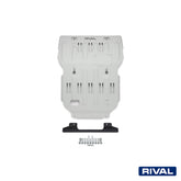 Rival Unterfahrschutz Alu 6mm für Toyota Land Cruiser Prado 250, 2024-heute, 2.8D; 2.4; 2.7, Motor, Silver, Aluminum