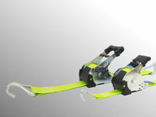 Automatik Spanngurt inkl. Spitzhaken mit ZurrMatic Aufrollfunktion 25 50 mm Gurtband