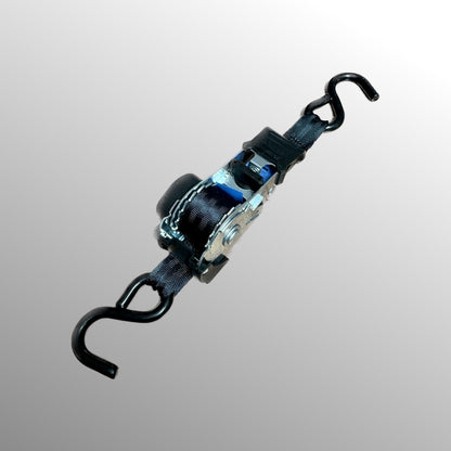 Automatik Spanngurt inkl. Spitzhaken mit ZurrMatic Aufrollfunktion 25 50 mm Gurtband