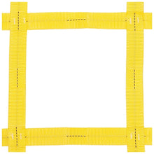 Ladungssicherungsnetz Gurtbandnetz 35mm Gelb 2000 daN