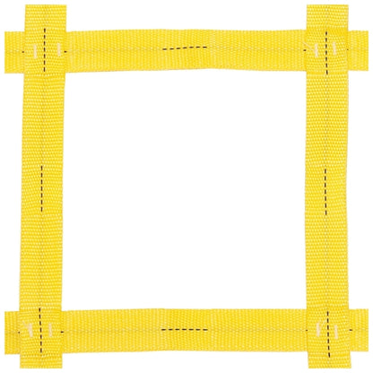 Ladungssicherungsnetz Gurtbandnetz 35mm Gelb 2000 daN